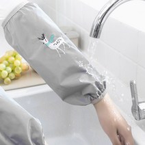 사슴무늬 주방 방수 팔토시 미술 작업팔토시(그레이), 상세페이지 참조