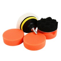 샌딩 광택 연마 패드 6pcs 3 인치 스폰지 자동차 폴리 셔 왁싱 보트 자동차 버퍼