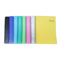 스프링 악보파일 20P 30P 40P 8색상, 반투명
