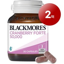 Blackmores 와와마켓 호주산 직송 Blackmores 블랙모어스 크랜베리 ​​포르테 50000mg 90정 여성 건강 관리 1팩, 2팩
