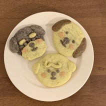 [몽마르쉐] 5+1 강아지 코코넛쿠키 커스텀쿠키 생일상 생일파티 애견수제간식 납품 도매, 기본5p