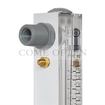 플로트 유량계 유기 표면 물 측정 아크릴 액체 1/2 "1" BSPT 외부 스레드, 한개옵션1, 04 5GPM 2-18LPM