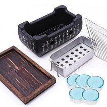 2인용 일본식 미니화로 야끼니꾸 가정용화로 감성 연료5개포함, 일본화로 대형+연료5P