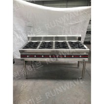 업소용가스렌지간택기식당용 냄비용 뚝배기용 상업용, 8구 145 x 72 x 80, 선택없음