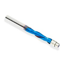 LUISTTIS DownCut 나선형 플러시 트림 라우터 비트 0.6cm1/4인치 섕크 솔리드 카바이드 패턴 우드웍용 나노 코팅 USA 미국, Up Cut