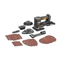 웍스 WX820L 20V 전원 공유 샌덱 5-in-1 무선 멀티 샌더, 20V 배터리 + 충전기 별도 판매