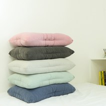 코튼샤워 DIY 통째로 빨아쓰는 높이조절 경추 베개 세탁망 충전솜 증정 경추베개, 라이트베이지