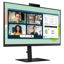 삼성전자 S24A400V 웹캠 모니터 60.4cm 스피커 웹캠 내장형 IPS 광시야각, 단품