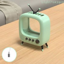 TV 물고기 어항 책상 사무실 인테리어 수족관 장식용품, 1