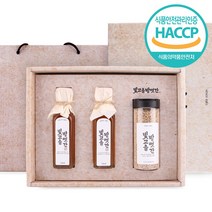 빛고을방앳간 유기농 저온압착 참기름 답례품 감사세트