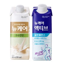 대상 웰라이프 뉴케어 구수한맛 15팩 + 액티브 골든밸런스 /혼합구성 고단백 15g 액상단백질 일반식 환자식 식사대용