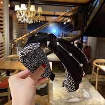 와이드꼬임헤어밴드 체인 알라딘 반다나머리띠 6가지 색상