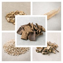 국산 뼈관절약초 두충나무껍질 우슬뿌리 독활(땅두릅) 홍화씨(홍화자) 접골목(딱총나무) 차, 국산 볶은 두충나무껍질, 100g