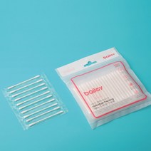 베일리 신생아 유아 낱개 면봉 60입 아기 배꼽소독, 120입