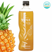 청담라이프 [2016년 35만병 판매] 신병출시 청담식초 파인애플식초 650ml, 10병