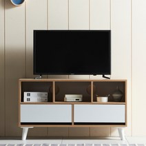 나만의공간 르망 1000 높은 거실장 안방 티비장 티브이장 티브장 티비선반 다이 원목 TV, 화이트