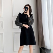 니트 결혼식 원피스 하객 룩 9월 10월 예식장 봄 가을 돌잔치 복장 여자 여성 엄마