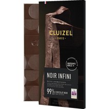 미쉘 끌뤼젤 MICHEL CLUIZEL 스페인 배송 인피니트 99% 카카오 다크 초콜릿 바 70g, 7팩