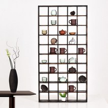 아트미니 40종택1 다기장 다완장 찻장 그릇장 주방장식장 다기 보관함, 33_123x15x42cm(27칸)