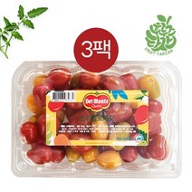 [후루츠타잔]델몬트 꼭지없는 스위텔토마토(방울토마토) 500g 3팩, 단품