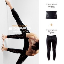 [SIXPAD]식스패드 트레이닝 슈트 웨스트& 타이즈세트, Suit Waist:S|Suit Tights:LL