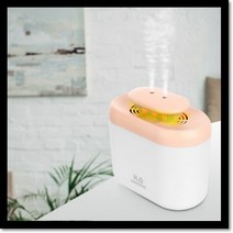 이클 아트 대용량 듀얼 가습기 안전 아기 신생아 거실 사무실 국민 숨쉬네 통세척, 핑크