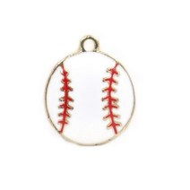 [케이로] 146839 재미 있는 에나멜 야구 축구 배구 참 스포츠 펜던트 맞춤 DIY 수제 보석 찾기 용품 10 개/묶음