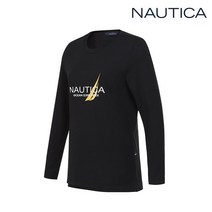 노티카 NAUTICA NEW 노티카 여성 클래식 로 긴팔티셔츠 블랙 B