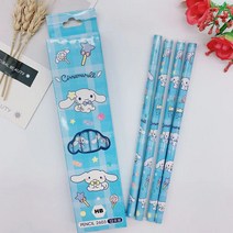신학기연필셋트 12-60 개 Sanrio 나무 카와이 멜로디 쿠로미 시나모롤 그림 쓰기 학교 용품 문구 도매 새학기선물, 03 A-60pcs-5box