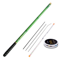 로드 좌식 문어 바다 낚시 세트 낚싯 농어 문샷 참돔 갈치지깅 워킹 무늬오징어 쭈꾸미 goture 3m-7.2m 초경량 탄소 텔레스코픽 스트림 핸드 낚싯대 후크 라인 및 세트, 8-노란색