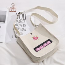 에코학원가방 보조가방 병아리 돼지 인스 캔버스백coro 3106 크로스백