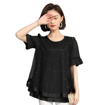 공주 반팔 블라우스