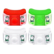 보트 요트 모터 자전거 사냥 밤 실행 낚시에 대 한 4 x LED 탐색 조명, [02] as shown