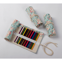 롤필통 색연필케이스 천, 에펠타워, 36구