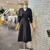 [레코브] DB_ 벨트 바바리 원피스 LK61BYOP552B