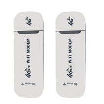 인터넷 라우터 와이파이 21pcs 4g lte usb 모뎀 네트워크 카드 100mbps, 화이트 2개