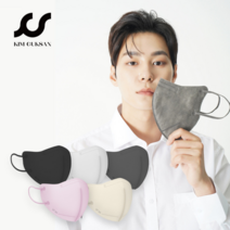 100% 국내 제작 김국산 KF94 여름용 마스크 25매, 씬핏 블랙 25매