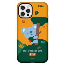 (사은품증정) BT21 그린 플래닛 콤보 휴대폰 케이스 아이폰12 프로 / 아이폰12