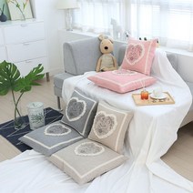 이솔홈 이솔홈 이디아 고급방석 사무실방석 솜포함 의자방석, 베이지