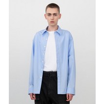 INSILENCE 루즈핏 포플린 셔츠 LIGHT BLUE Loose-Fit Poplin Shirt