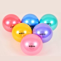 니스포 리듬체조공 7인치 시니어 중고등 펄색상 6컬러, 펄 레드