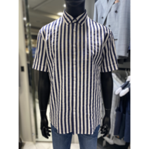 지이크F 21SS 블루 빅 스트라이프 셔츠 FCBAD5705