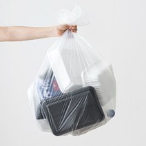 가성 재활용 쓰레기 분리수거 배접 비닐 봉투 500매, 검정, 60L 500매
