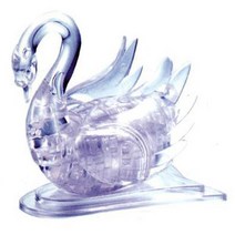 3D 크리스탈 퍼즐 백조(Swan_W)