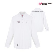 마스터바니에디션 골프 masterbunnyedition남성 셔츠형 반버튼 티셔츠 M41101TS001_WH, 4[95], WH