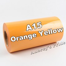 평판프레스 열전사무료 배송 30cm x 100cm (12 "x PVC 열전달 비닐 열 프레스 기계 절단 플로터 커터, 17 Orange Yellow