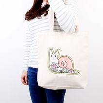 퍼니스쿨 에코백(33*35cm) 그리기 가방 diy가방 소품가방 가방만들기 시장가방, 1개, 4.밑그림_달팽이