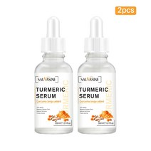 세럼2/3pcs 심황 레몬 오일 스킨 글로우 To 라이트닝 여드름 다크 패치 밝은 피부 스팟 코렉터 페이스 세럼, 02 Turmeric serum 2pcs