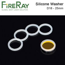 FireRay 5pcs 실리콘 와셔 19.05 20 25mm CO2 레이저 초점 렌즈, 18mm, 5 개