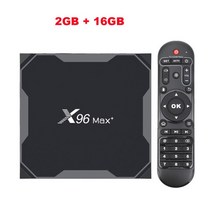 정품 X96 맥스 플러스 8K TV 박스 안드로이드 9.0 Amlogic S905X3 쿼드 코어 4 기가 바이트 64 5G 듀얼 WII, 01 2GB 16GB_02 Eu 플러그